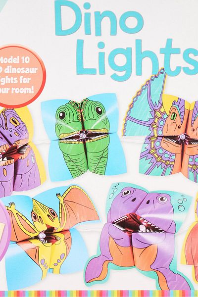 Galt Kids Led Dinosaur Lights, White/turquoise