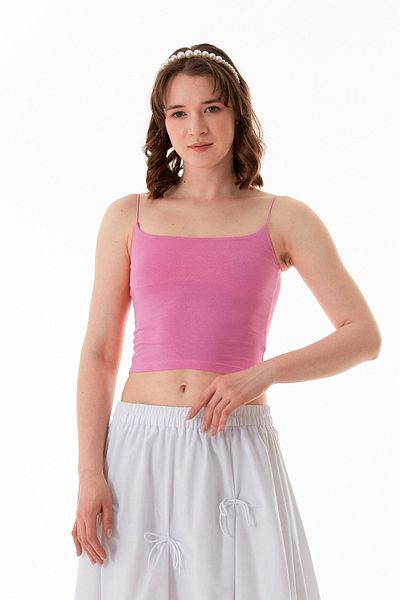 Fulla Moda Basic String Strap Bustier