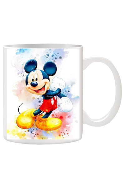 OEM Cana albă personalizată cu Mickey Mouse, Disney, INOVATIX. 330 ml