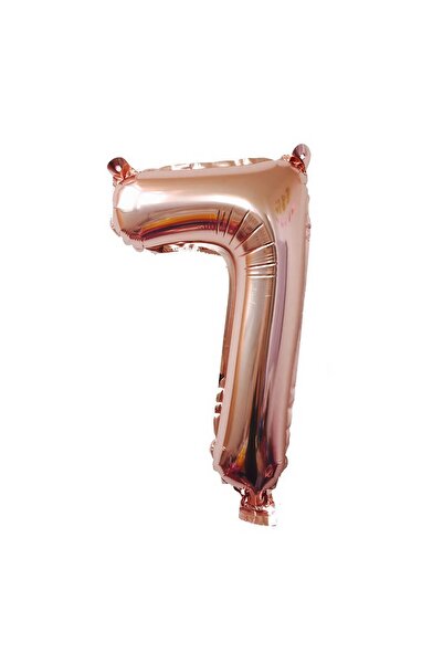Flippy Foil Balloon, Number 7, 81 cm, for Air or Helium, Bulk, Rose Gold