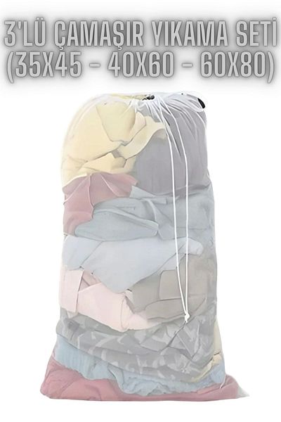 Mirelia 3-piece Dirty Laundry Set - Large, Medium and Small Size
