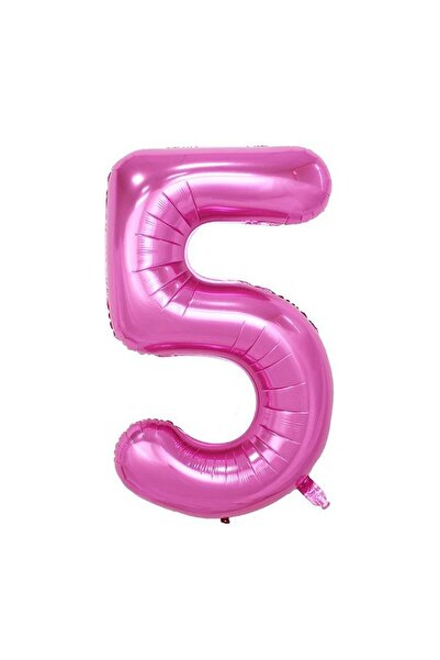 Flippy Foil Balloon, Number 5, 81 cm, For Air or Helium, Bulk, Purple