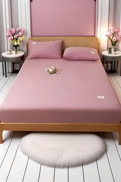 MixCotton Home Latex Cotton Bed Sheet (Sheet Only)