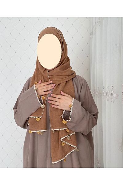 Nimet Abla Butik Hand Embroidered Prayer Robe Suit