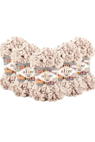 Alize (5 Τεμάχια) Puffy Fine 599 - Πλεκτή στο χέρι Βρεφική κουβέρτα