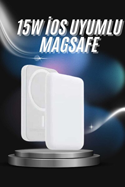 Clevora Kablosuz Magsafe Hızlı Şarj 5.000 mah Kablosuz Şarj Cihazı