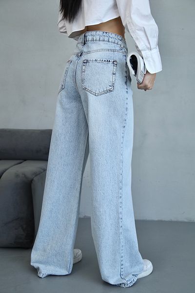 shop Baggy Open Snow Wash Jean Pants