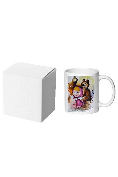 OEM Personalized white mug, Table and Bear, INOVATIX. 330ml