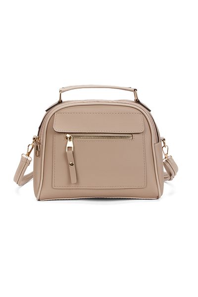 Adelina Bags Geantă zilnică de mână și de umăr din nurcă pentru femei, 2 genți
