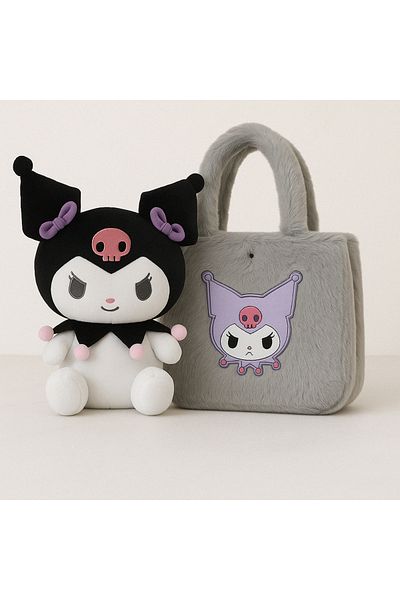 KENT Polly Toys Kuromi and Bag 2 in 1 45 cm Bag 35 cm
