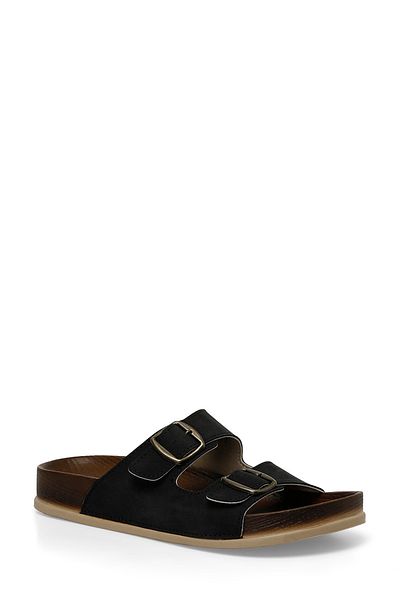 Polaris Women's Black Slippers -405205.Z4FX Model