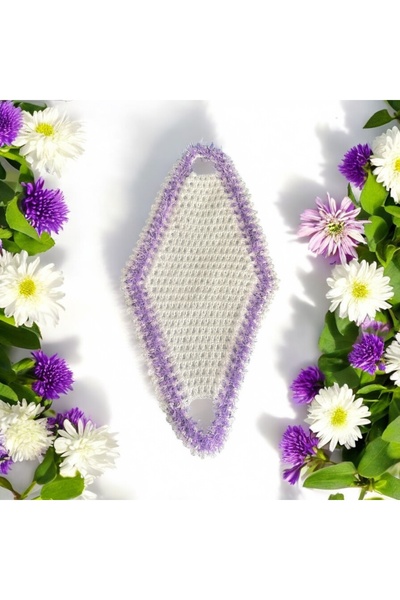 elçin desing Sabun bezi (el örgü banyo lifi) 55x30 cm büyük boy