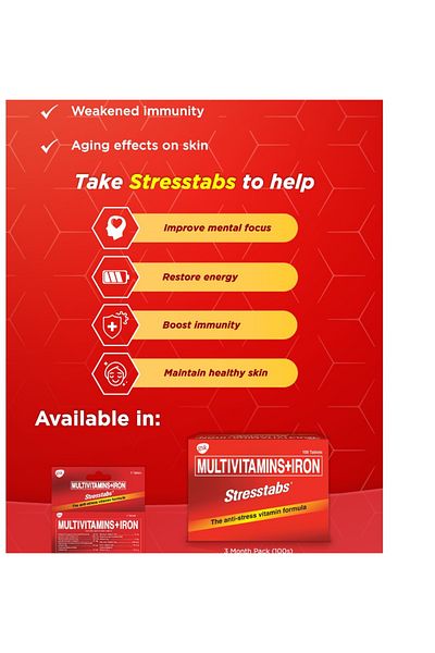 STRESS Stresstab Multivitamins+iron
