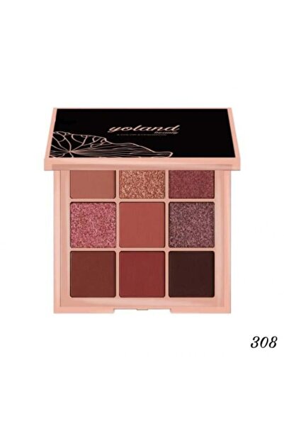 YOLAND BEAUTY لوحة ظلال العيون توناي YB-308، 9 ألوان