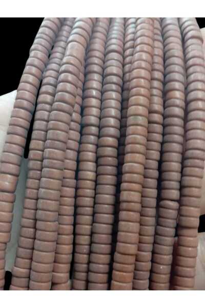 Ralp Moda 50 bucăți de mărgele cilindrice din piatră naturală