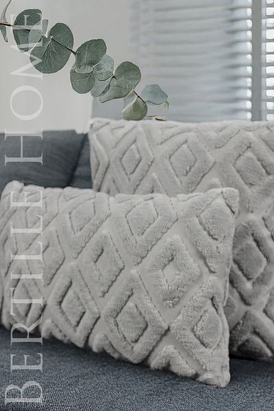 Bertille Home Husă de pernă decorativă cu două fețe Welsoft Jacquard în stil boem