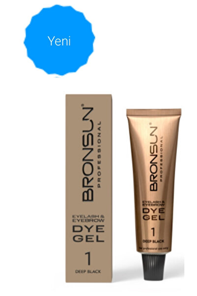 BRONSUN Yeni Ambalaj Kaş Kirpik Boyası Yeni Siyah
