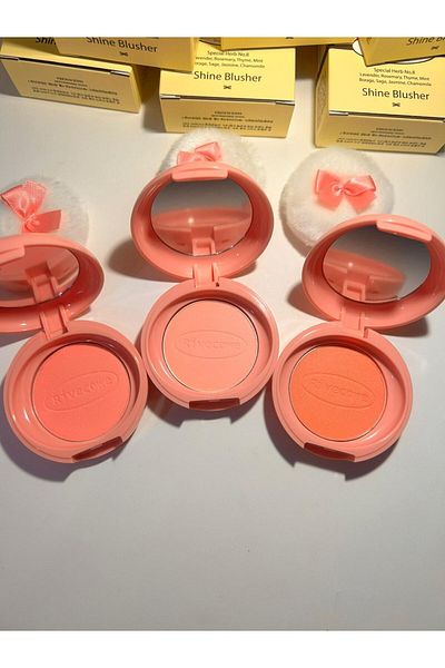 RIVECOWE Shine Pink Blusher - Shine Blush No 01