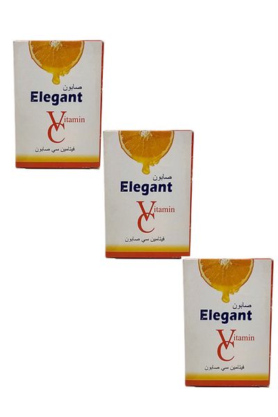 Elegant Elegant Vitamin C Lightening Soap 100g 3 pieces