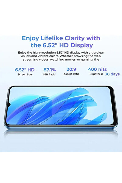 oukitel C57S Dual SIM Gold 2+6GB RAM 64GB 4G - Middle East Version