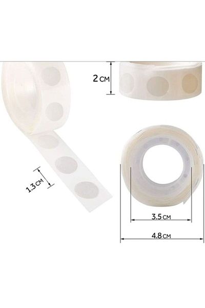 Balon marketi Double Sided Balloon Adhesive Tape – Roll of 100
