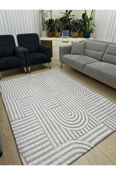 NEU HAUS Lastikli Mikro Polar Halı Örtüsü 4m2 160x230 veya 6m2 200x300 Dört veya Altı MetreKare Halı Koruyucu