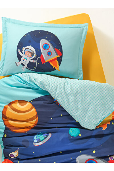 vionka home Single Duvet Cover Set Astronaut (120×200 Sheet)