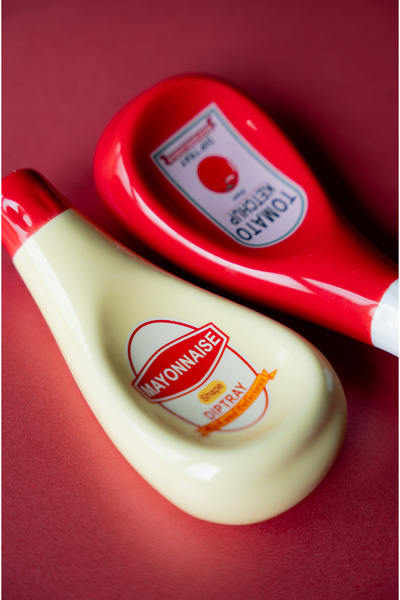 Afthonia Seramik Ketçap&Mayonez Sosluk