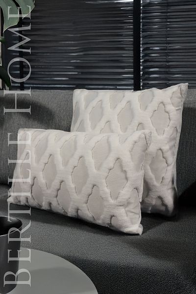 Bertille Home Husă de pernă decorativă cu două fețe Welsoft Jacquard în stil boem