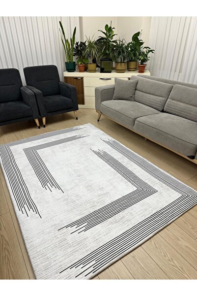 NEU HAUS Lastikli Mikro Polar Halı Örtüsü 4m2 160x230 veya 6m2 200x300 Dört veya Altı MetreKare Halı Koruyucu