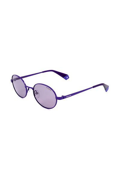 Polaroid ochelari de soare PLD 6066/S-B3V-51 unisex, rotunzi cu lentile polarizate violet