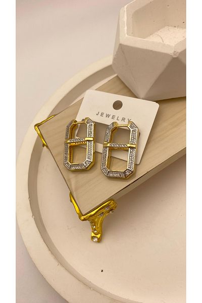 Lion Accessory Zircon Stone Serenay Earrings