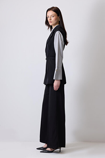 Touché Privé Pleated Double Breasted Vest Pants Suit