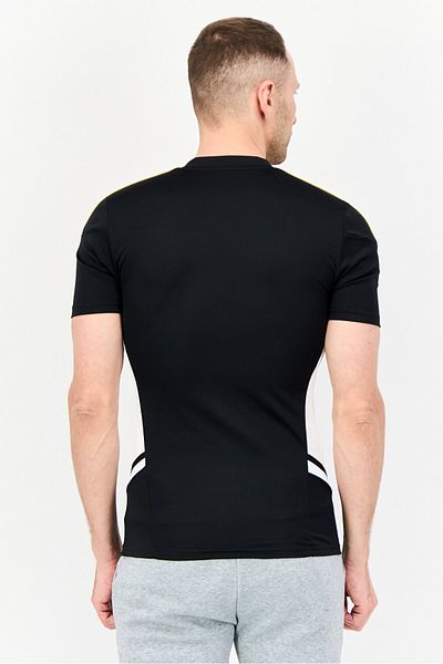 adidas Men Sportswear Fit Short Sleeves Outdoor Jersey, Black