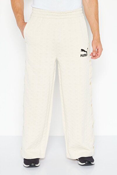 Puma Men Sportswear Fit Training Sweatpants, Cream