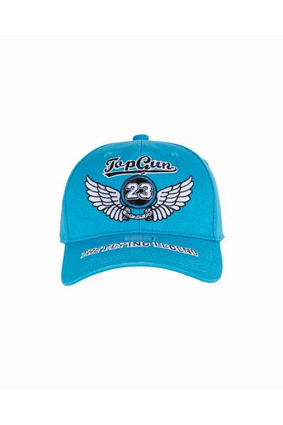 TOP GUN The Flying Legend Cap Vintage Aviation Style Adjustable Cotton Hat with Embroidered Design