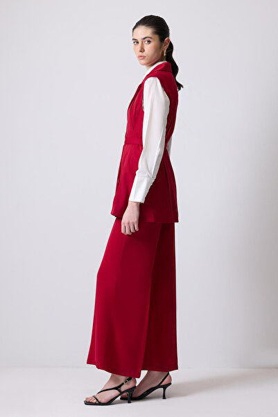 Touché Privé Pleated Double Breasted Vest Pants Suit