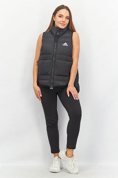 adidas Women Regular Fit Sleeveless 2 in 1 Cold RDY Down Vest, Black