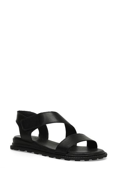 İnci INCI JASMIN.C 4FX Schwarze flache Damensandalen