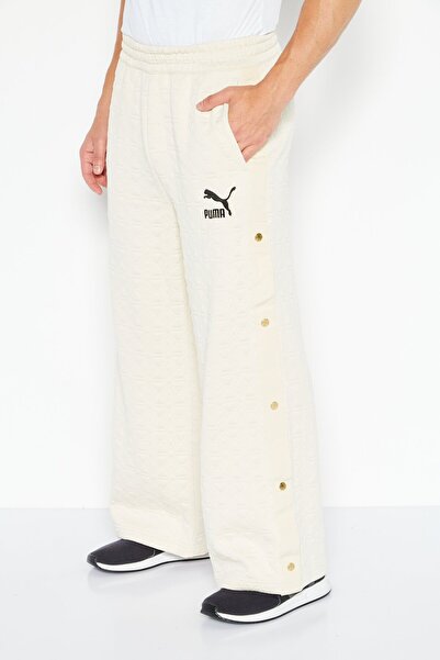 Puma Men Sportswear Fit Training Sweatpants, Cream