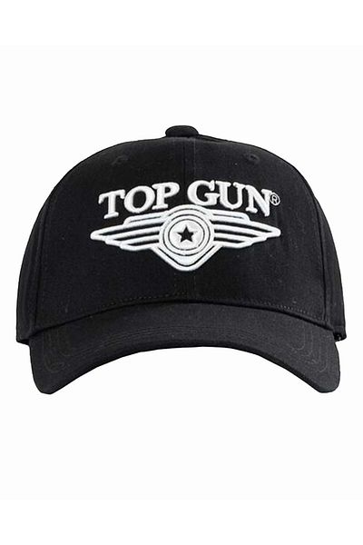 TOP GUN 3D Embroidered Logo Cap Men's Adjustable Cotton Hat Bold Raised Design for Everyday Style