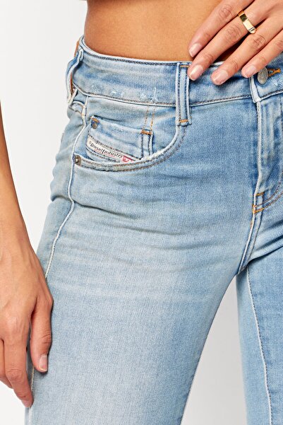 Diesel Women D-Ollies-T Slim Fit Washed Stretchable Jeans, Blue