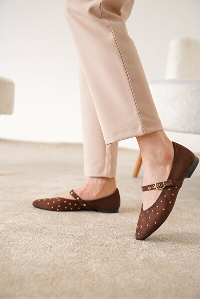 luuq shoes Γυναικείες μπαλαρίνες με μυτερά δάχτυλα RUBİ