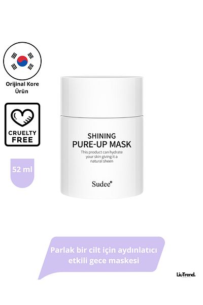 Sudee Shining Pure-Up Mask 52 ml Night Mask with Illuminating Effect for Shining Skin
