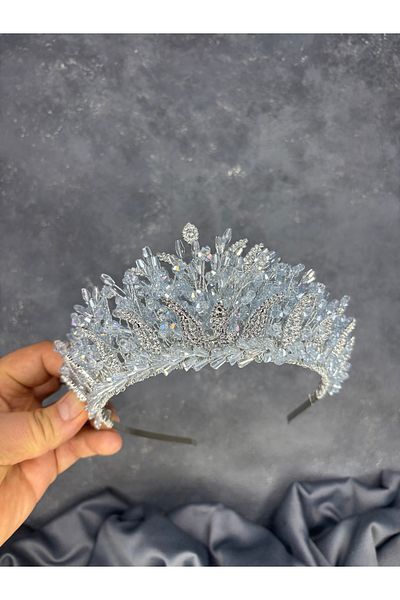 Hayalperest boncuk Livan Beaded Bridal Henna Crown Hair Accessory