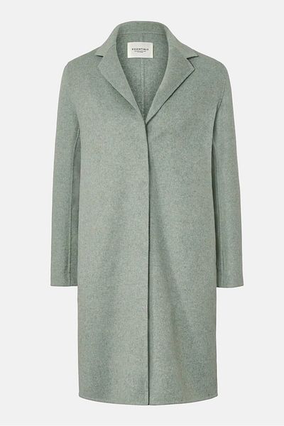 Tchibo Women Textured Trench Coat, Light Grey