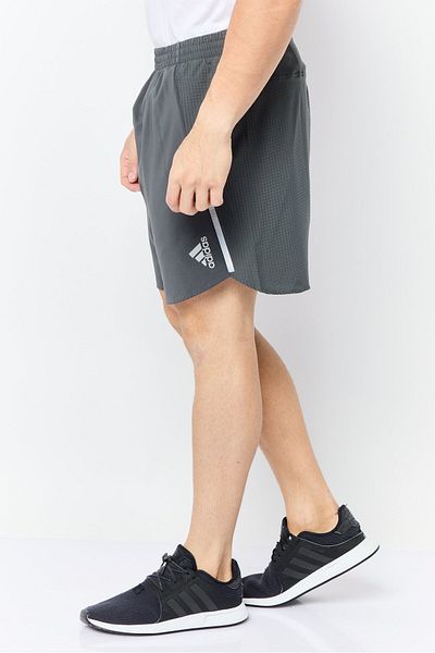 adidas Men Sportswear Fit 7 Inseam Running Shorts, Grey