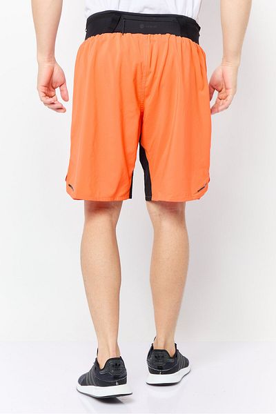 adidas Men Sportswear Fit 9 Inseam Hiking Shorts, Orange