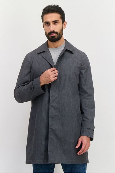 Tommy Hilfiger Men Regular Fit Solid Blazer, Grey