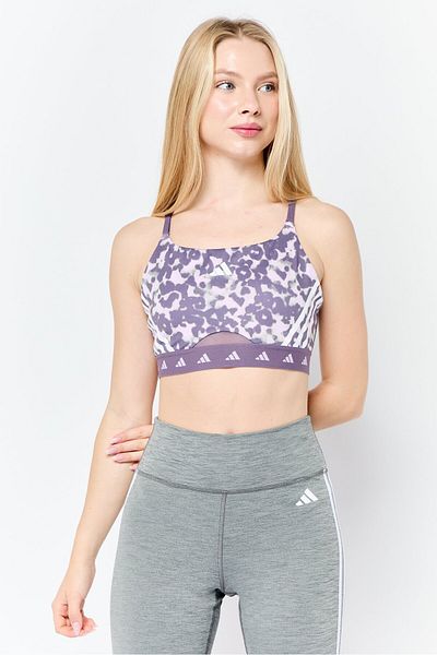 adidas حمالة صدر رياضية مبطنة للنساء، متعددة الألوان
